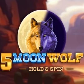 5 Moon Wolf slot icon by Apparat Gaming, available at Level up Casino