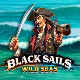 Black Sails Wild Seas logo by Infinity Dragon Studios Level up Casino