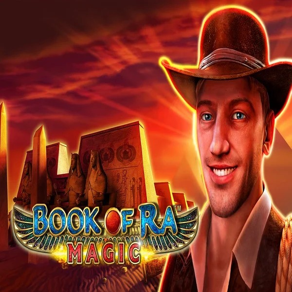 Book of Ra Magic casino game by Greentube – featured logo at Level up Casino