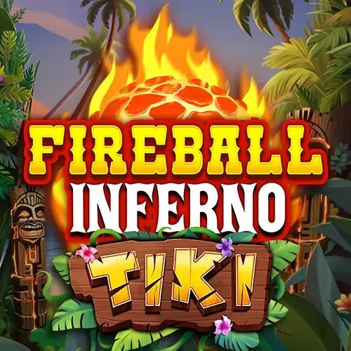 Fireball Inferno Tiki logo – Slots by NetEnt at Level up Casino