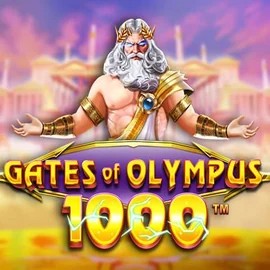 Slots logo of Gates of Olympus 1000 from Pragmatic Play at Level up Casino
