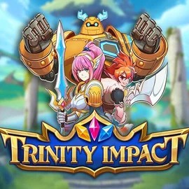 Trinity Impact logo by Play'n GO at Level up Casino